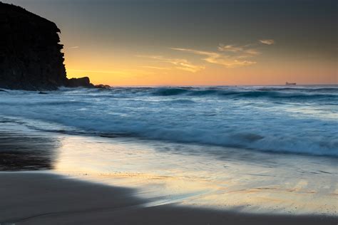 Coastal Sunrise Seascape Sunrise Seascape From Redhead Bea Flickr