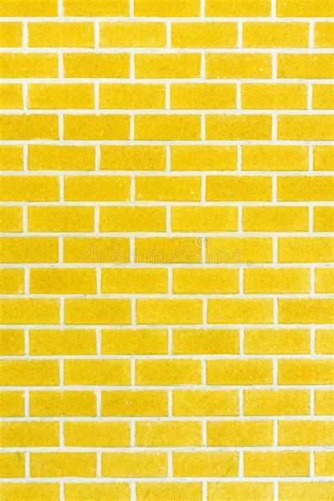 Yellow Brick Wall Background Stock Photo Image Of Concrete