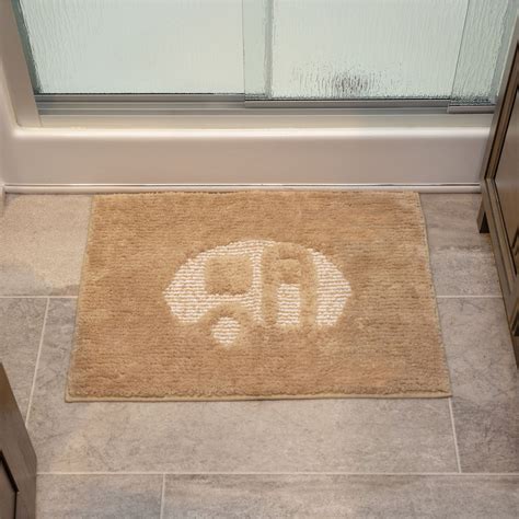 This means that you won't have to step on a damp mat next time you enter the bathroom. RV Bath Mat, 22" x 16", Beige | Camping World