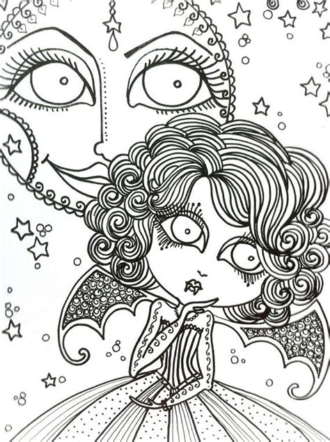 Vampire Coloring Book For You To Color Lots Of By Chubbymermaid 1200