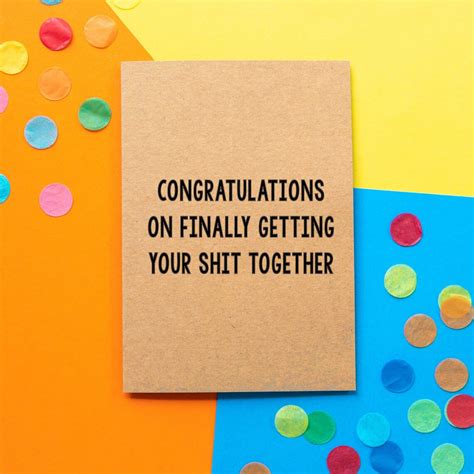 Funny Congratulations Card Funny Graduation Card Funny First Etsy