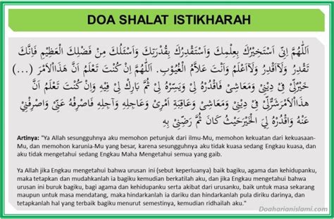 Maybe you would like to learn more about one of these? Doa Setelah Sholat Istikharah - Kumpulan Doa