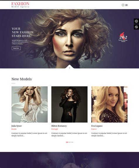 5 Of The Best Wordpress Themes For Models And Modelling Agencies Down