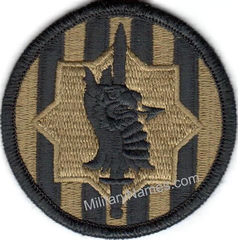 Multicam 89th Military Police Unit Patches With Hook Fastener