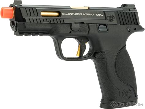Emg Sai Smith And Wesson Licensed Mandp 9 Full Size Airsoft Gbb Pistol