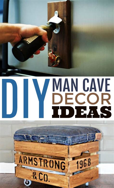 Diy Man Cave Decor Ideas A Little Craft In Your Day