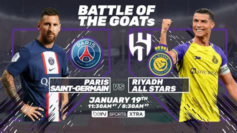 beIN SPORTS to broadcast Paris Saint Germain vs. Riyadh AllStar XI