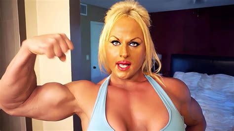 Female Bodybuilder Jacked Up Gym Fantasy Nuriye Evans