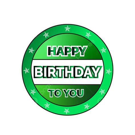 Happy Birthday 3d Vector Art Png Happy Birthday Png Transparent