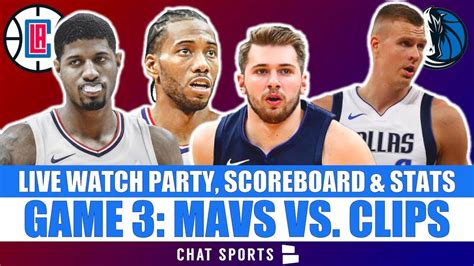 Mavericks Vs Clippers Game 3 Nba Playoffs Live Streaming Scoreboard Play By Play Reaction