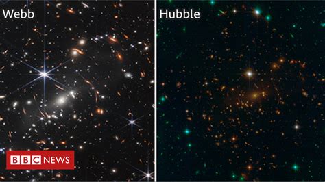 Telesc Pio Espacial James Webb As Diferen As De Imagem Feita Por Hubble Do Mesmo Ponto Do