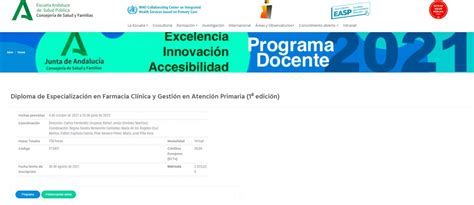 Salud Y Familias Y La Universidad De Granada Lanzan Un Diploma De