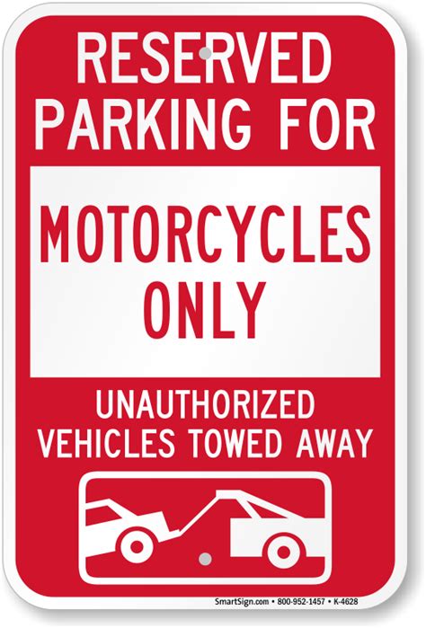 Motorcycle Parking Signs Best Prices On Motorcycle Parking Signs