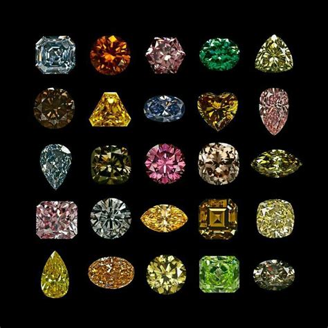 Colored Diamonds Colored Diamonds Gemstones Crystals And Gemstones