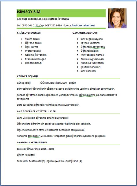 Uluslararası ilişkiler mezunlarının maaşları ne kadardır? Öğretmen Cv Örnekleri Öğretmen Cv Word | Cv Örnekleri ...