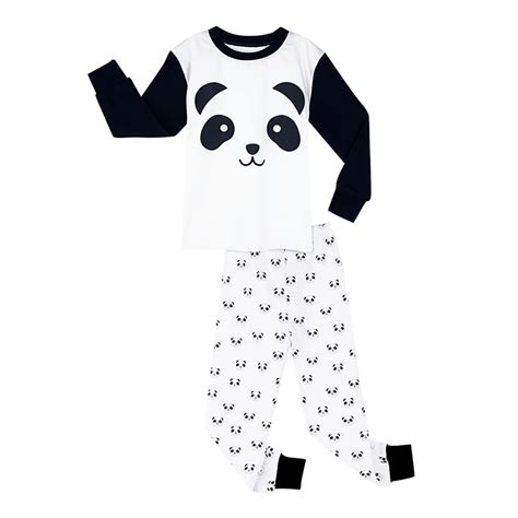 Kids Boy Girl Panda Pajamas Toddler Animal Pajama Set Cute Children