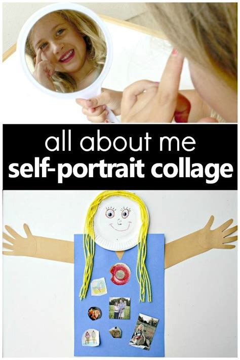 All About Me Self Portrait Collage Fantastic Fun And Learning Me Preschool Theme All About Me