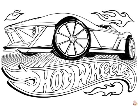 Hot Wheels Coloring Pages