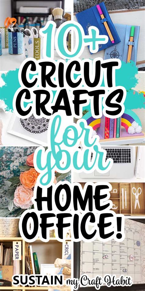10 Fab Cricut Crafts To Improve Your Home Office Sustain My Craft Habit