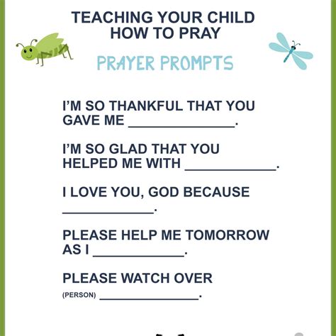 Download, print & watch your kids learn today! Teaching Your Child How to Pray
