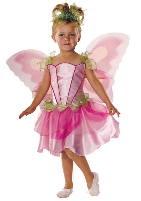 Child Springtime Fairy Costume Pink Fairy Toddler Costumes