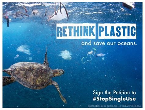Rethink Plastic And Save Our Oceans Sign The Petition