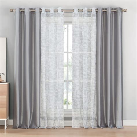 Wescott 4 Piece Curtain Panel Set Window Curtains Living Room Living