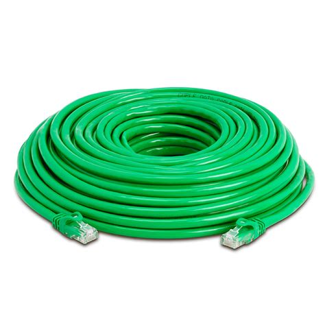 75ft Cat6 Ethernet Cable Green 10gbps Rj45 Lan 550 Mhz Utp