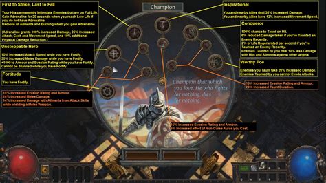 Check Out The New Champion Ascendancy Rpathofexile