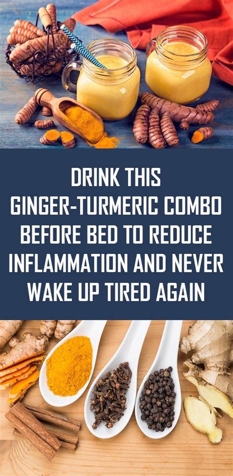 Drink This Ginger Turmeric Combo Before Bed To Reduce Inflammation And