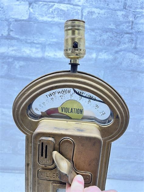 Vintage 1950s Duncan Miller Parking Meter Lamp Ebay