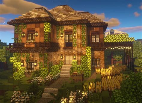 Maybe you would like to learn more about one of these? Minecraft House Idea | Minecraft farm, Minecraft mansion ...