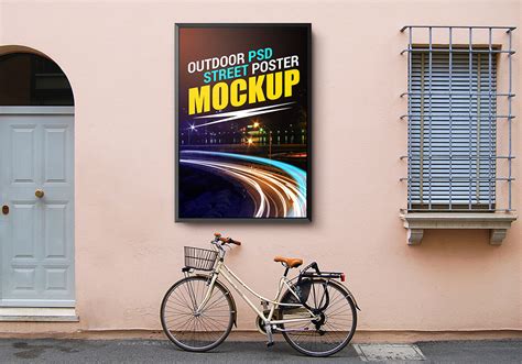 outdoor street poster mockup graphicsfuel