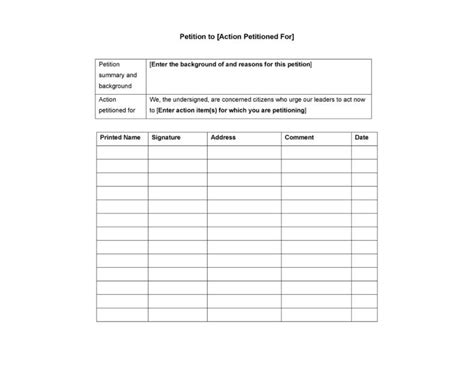 30 Petition Templates How To Write Petition Guide
