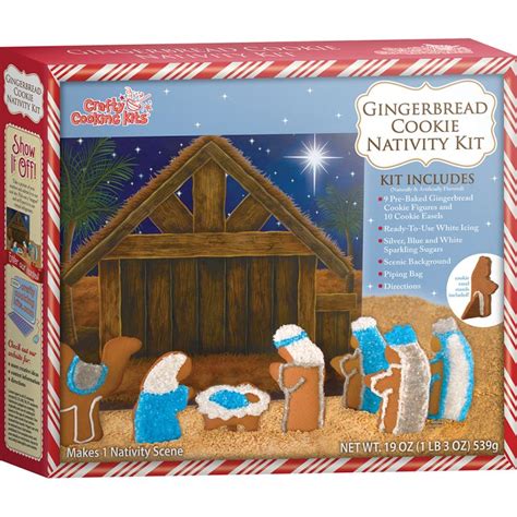 Gingerbread Cookie Nativity Kit Crafty Cooking Kits