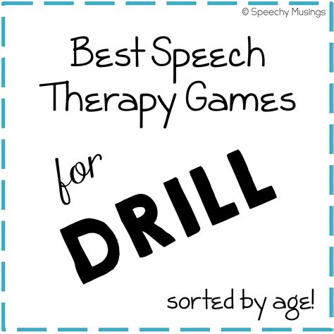 Check spelling or type a new query. Best Speech Therapy Games for Drill by Age | Speechy Musings