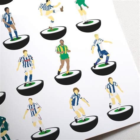 Includes the latest news stories, results, fixtures, video and audio. West Brom Subbuteo Print - Unframed