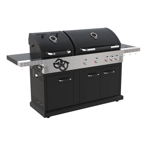 Shop for dual bbq grills online at target. Jamie Oliver DUAL FUEL Matt Black 4 burner and charcoal ...