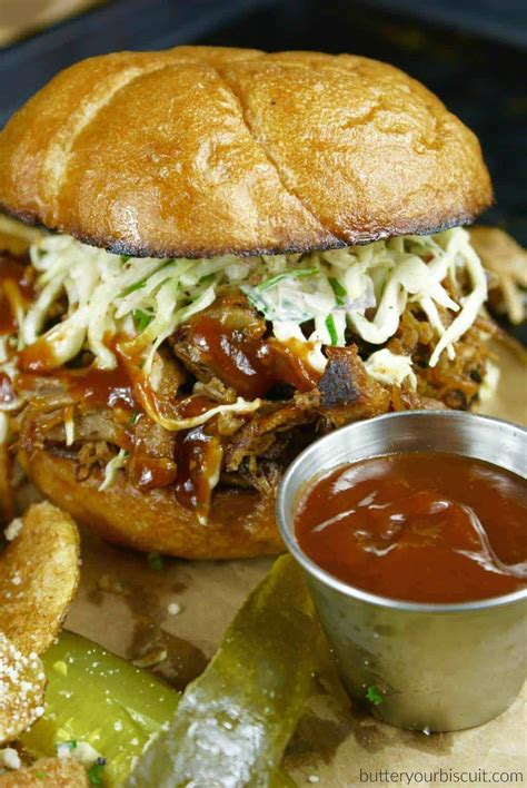 Pork tenderloin that is out of this world juicy and flavorful! Slow Cooker Pulled Pork Sandwich with Chipotle Slaw ...