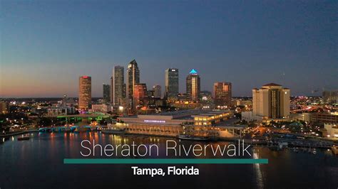 Aerial Of Tampa Sheraton Riverwalk Youtube