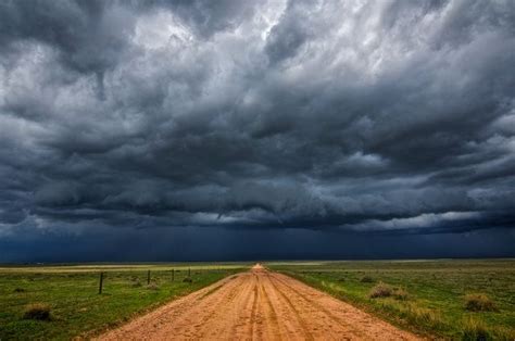 Pawnee National Grassland Thunder Cell Clouds Landscape Wallpaper