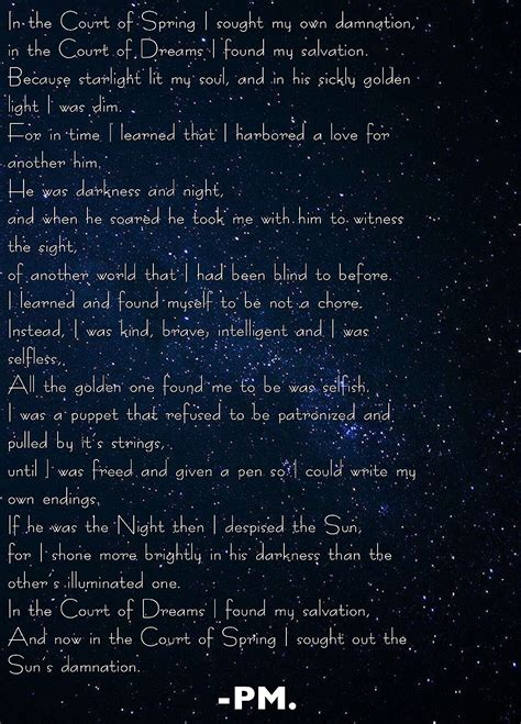 A Poem I Wrote Inspired By Acomaf Called The Night Court Ya Book