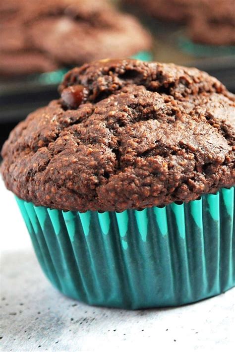 Double Chocolate Gluten Free Bran Muffins Amees Savory Dish
