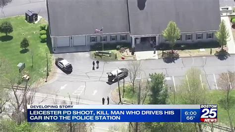 Da Man Shot Killed After Ramming Suv Into Leicester Police Station Pointing Rifle At Officers