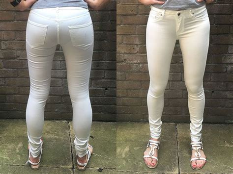 White Pants See Through Pockets Off 64