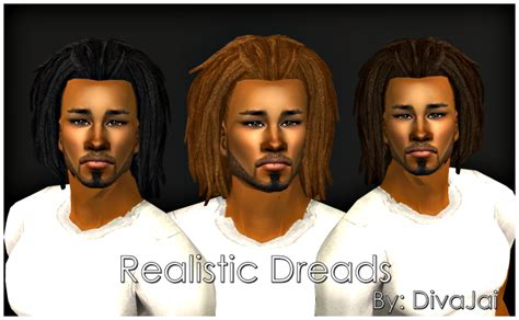 Realistic Mandg Dreads No Band Sims 4 Hair Male Sims 4 Afro Hair Sims