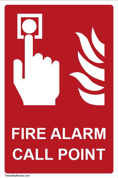 Fire Alarm Call Point Sign Fire Fire Alarm Fire Alarm Call Point
