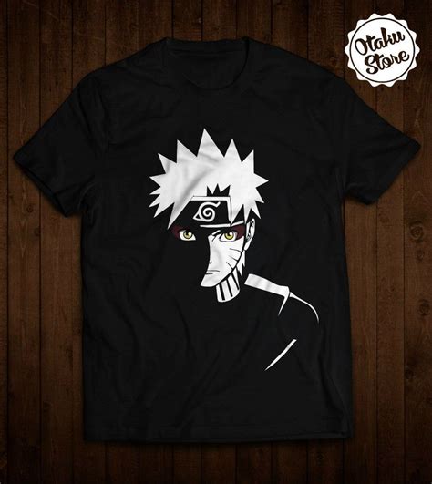 Moda Camiseta Premium Estampada Hombre Naruto