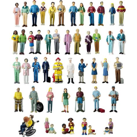 pretend play human figures bundle 50 figures in 2020 therapy games pretend play
