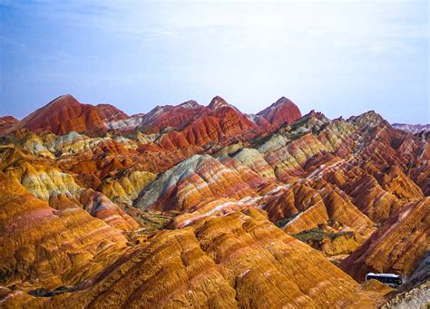 Danxia National Geopark Tourist Service Center Zhangye Gansu China